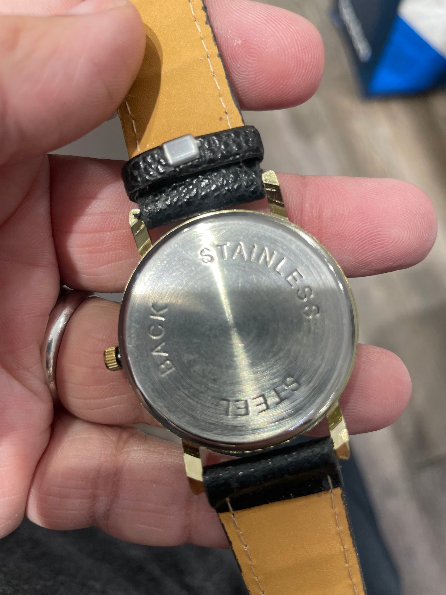 Susan Sontag Quote Black leather analog Watch