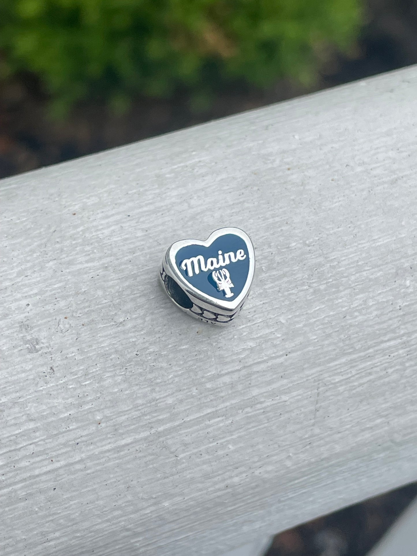 Pandora Maine Exclusive Scenic Travel Heart Charm