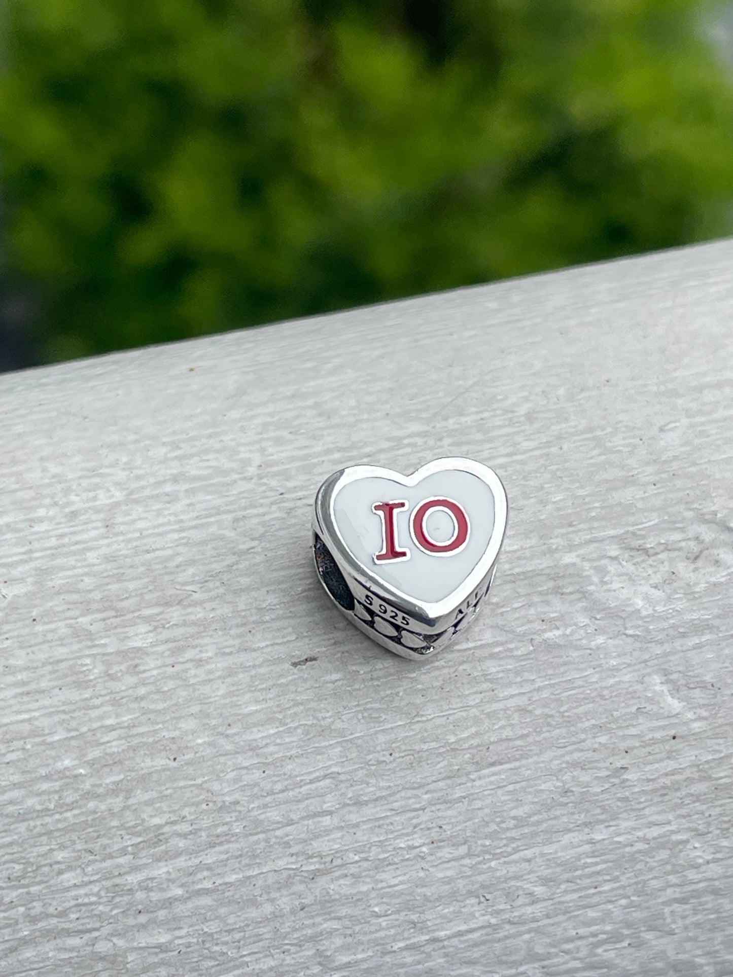 Pandora Ohio State Exclusive Travel Heart Charm