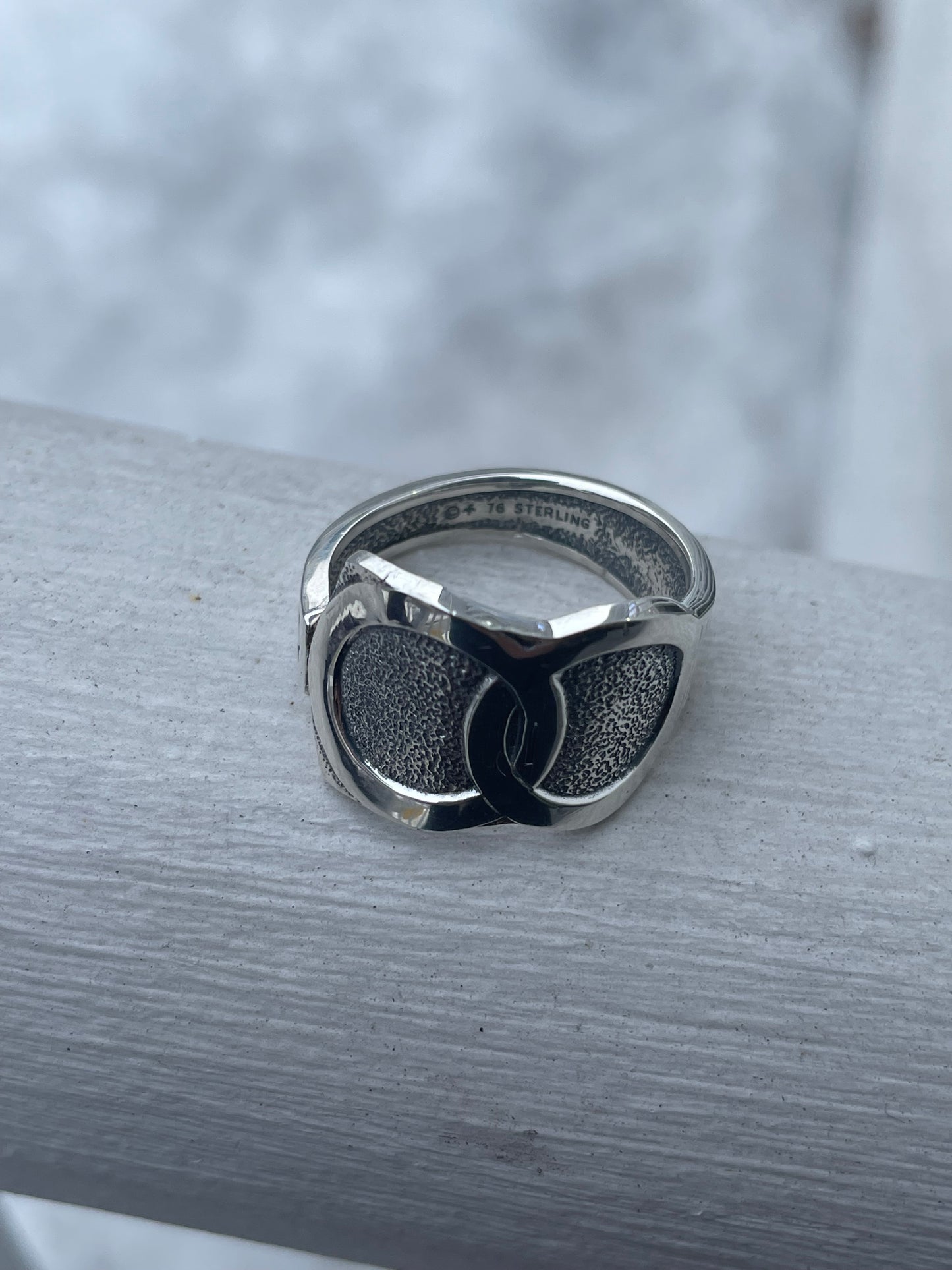 Designer Rebecca 1976 Handmade Spoon Ring Size 11