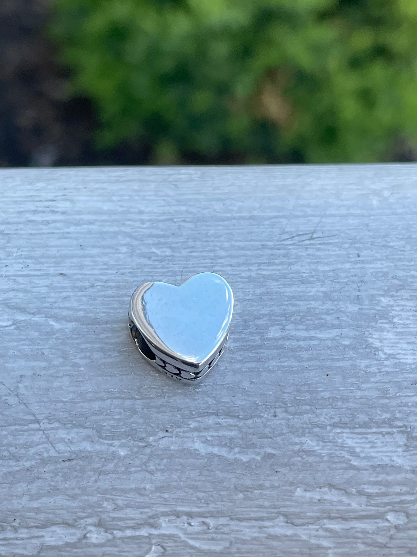 Pandora New York City Exclusive Silver Signet Heart Travel Charm