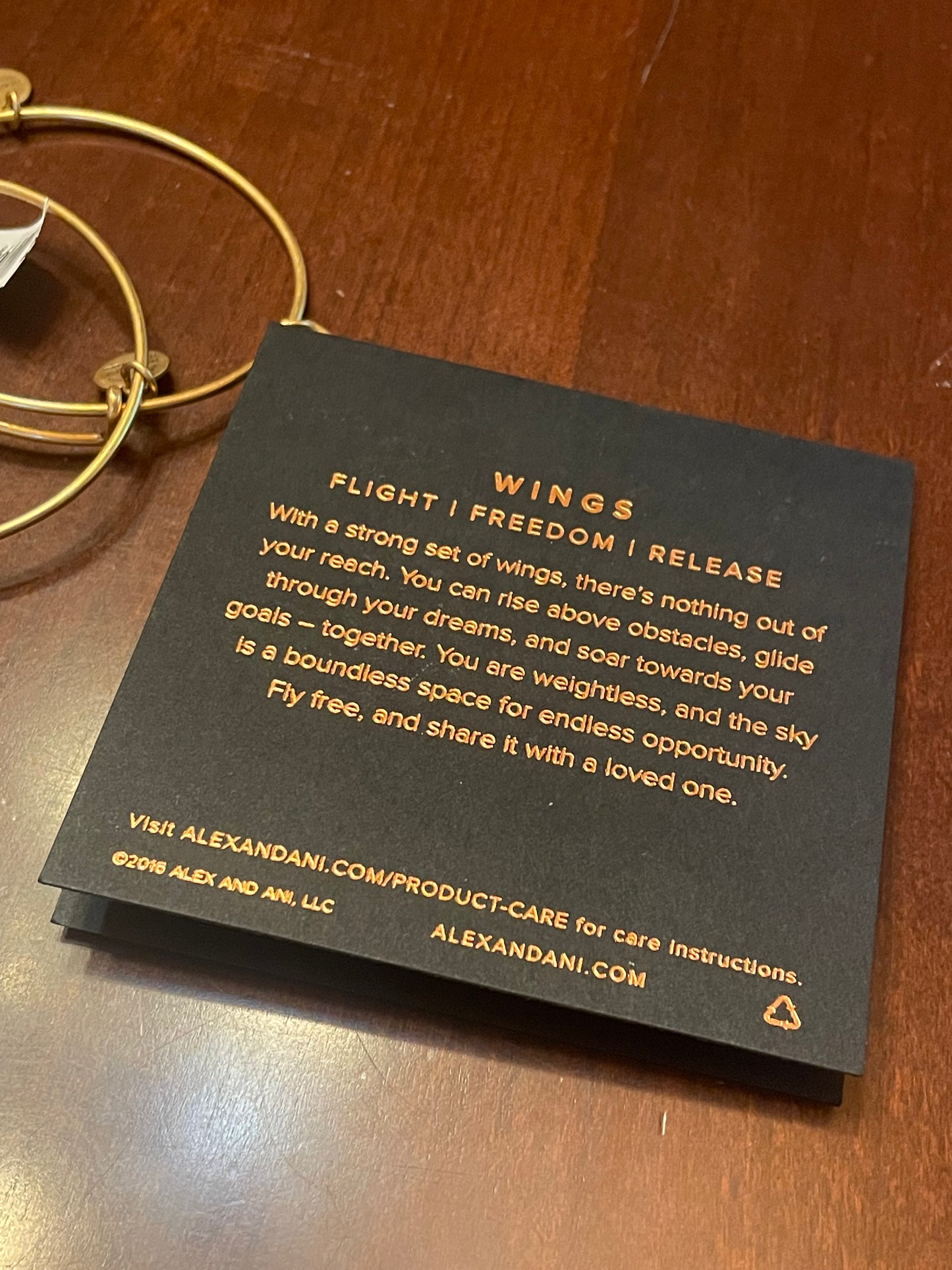 Alex and Ani Angel Gold Tone Angel Wings Bracelet Lot Set of 2