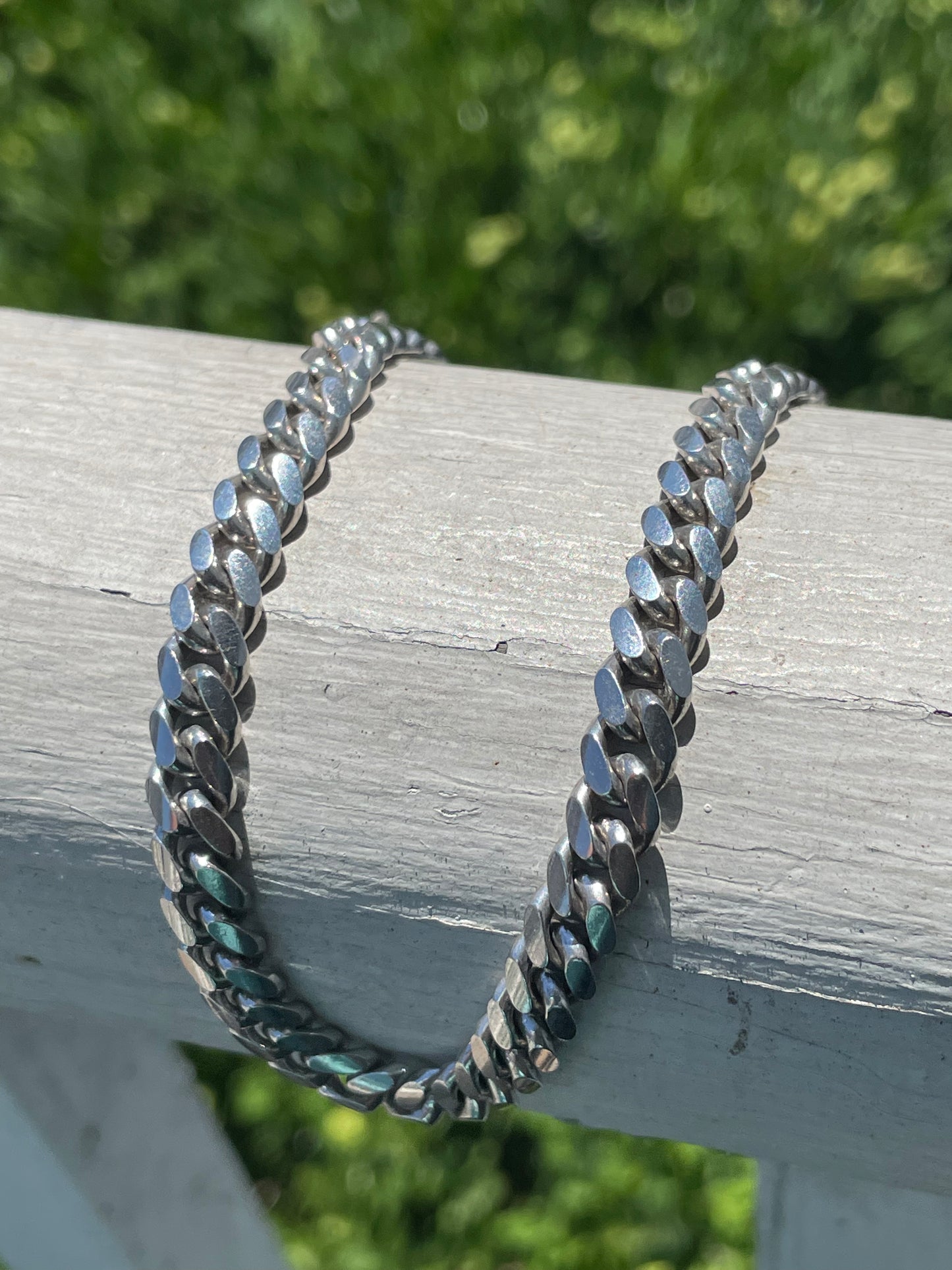 925 Sterling Silver Mens Cuban Link Bracelet