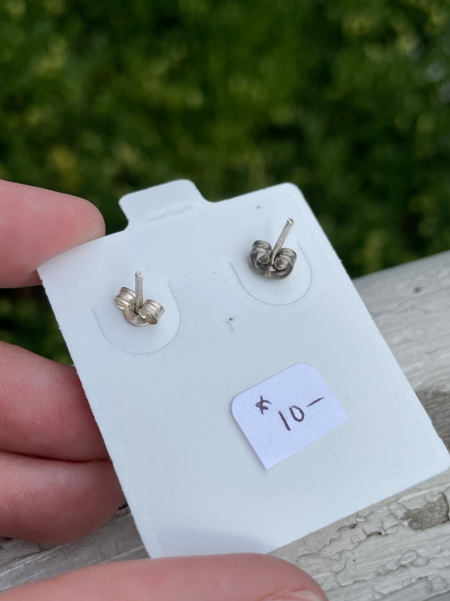 925 Sterling Silver Kitty Cat Earring Studs