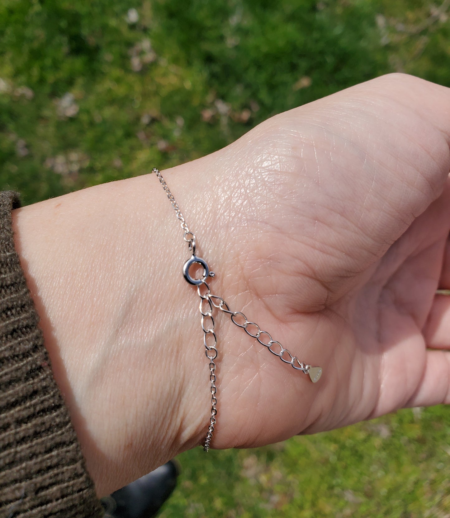 925 Sterling Silver constellation clear zirconia big dipper bracelet