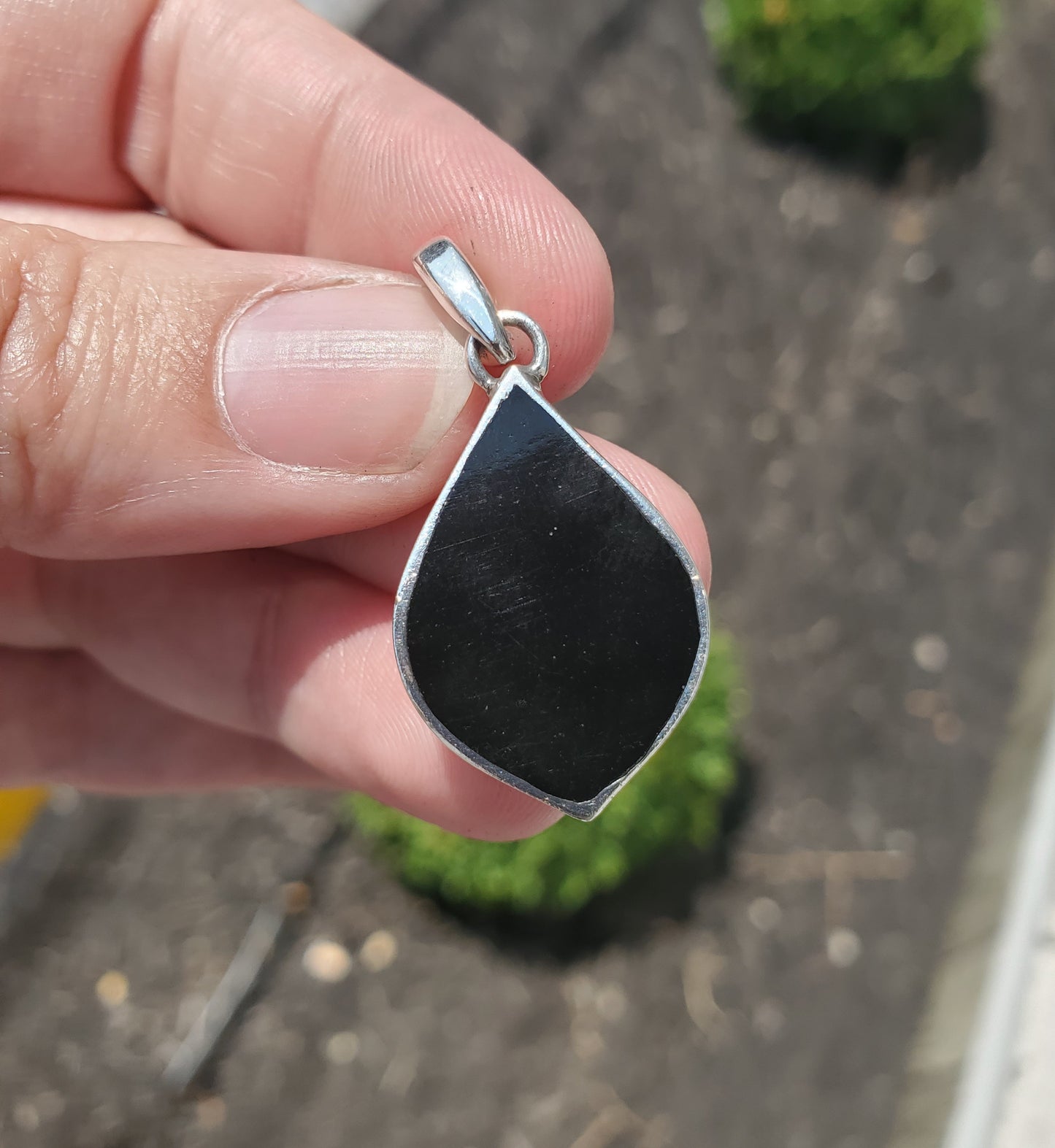 925 Sterling Silver Abalone Horseshoe Pendant Charm