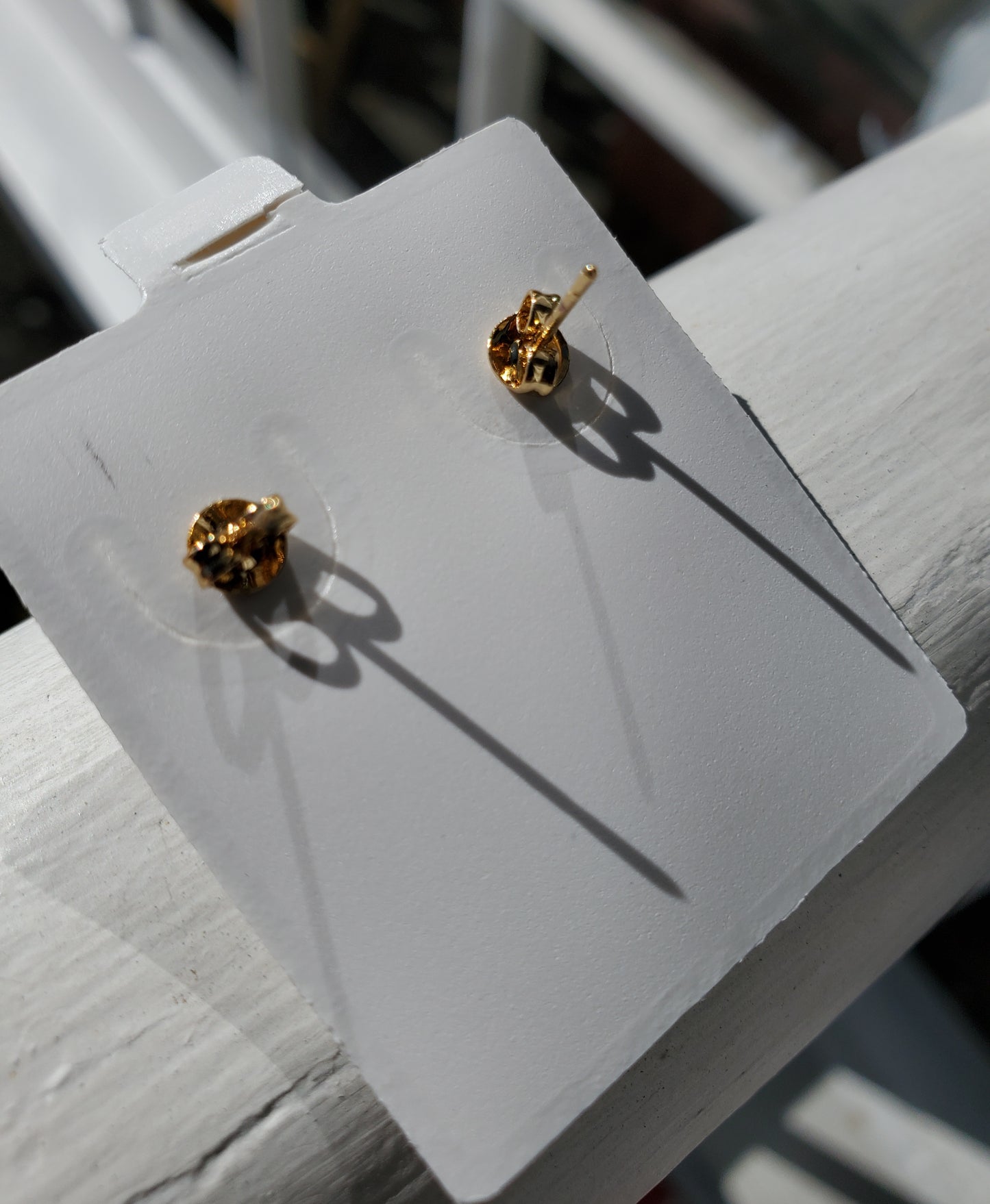 925 Sterling Silver Vermeil Simulated Emerald Elevated Heart Earrings