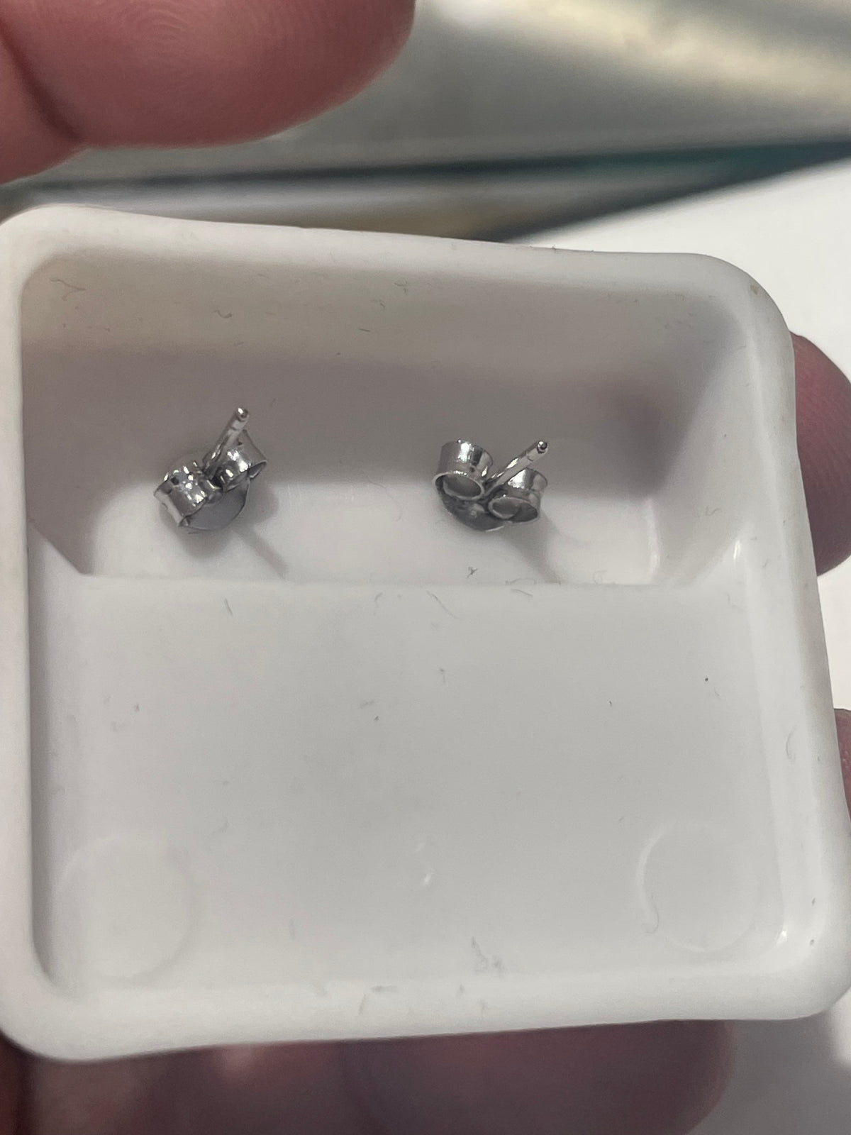 925 Sterling Silver Hampton Blue Topaz Stud Earrings