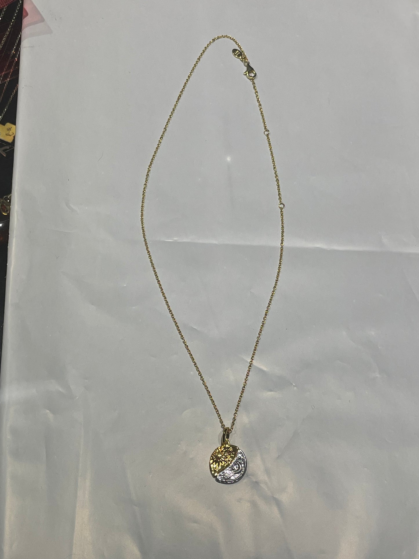 Pandora ME Sun & Moon Signet Signs Necklace