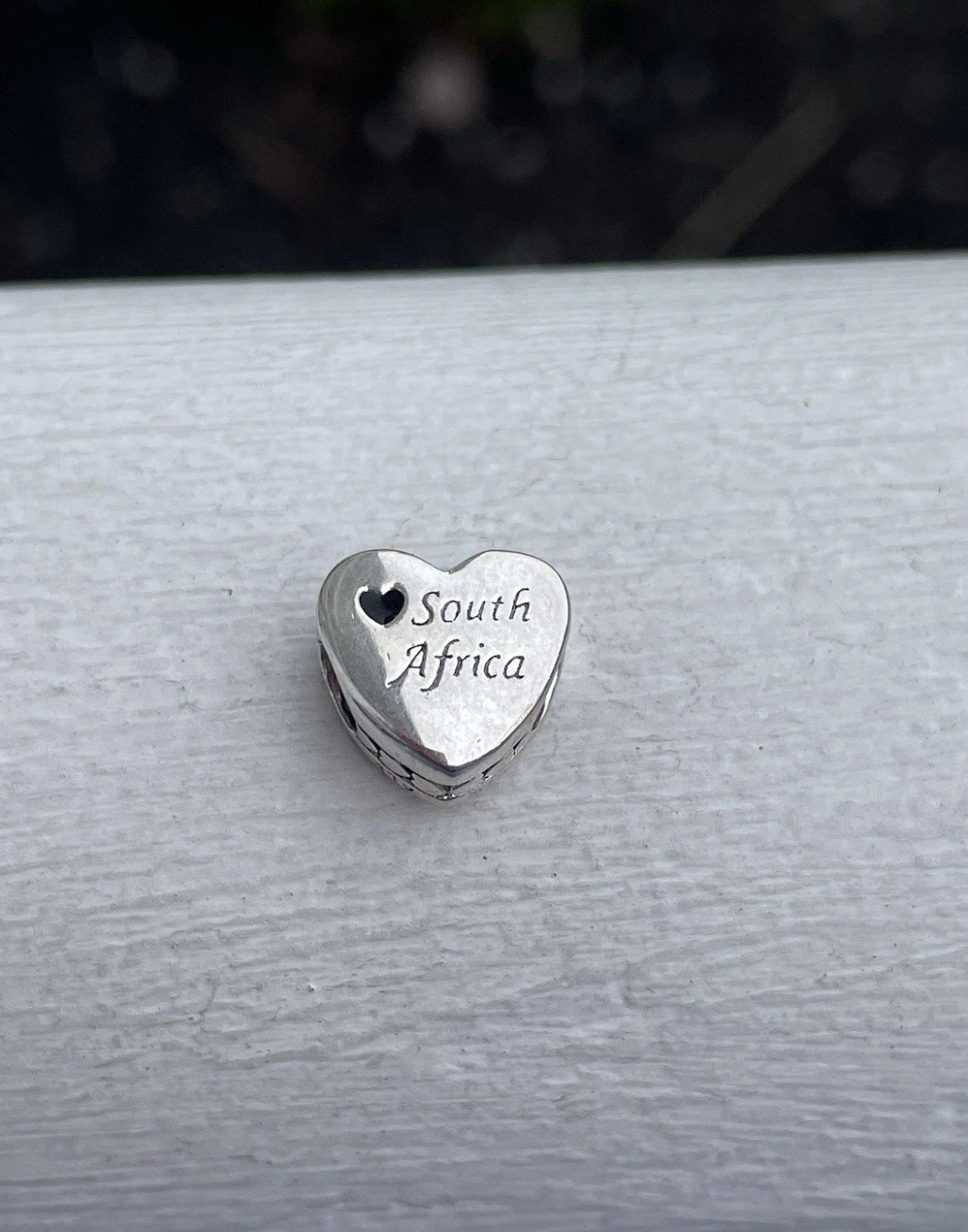 Rare Pandora South Africa Country Exclusive Heart Charm