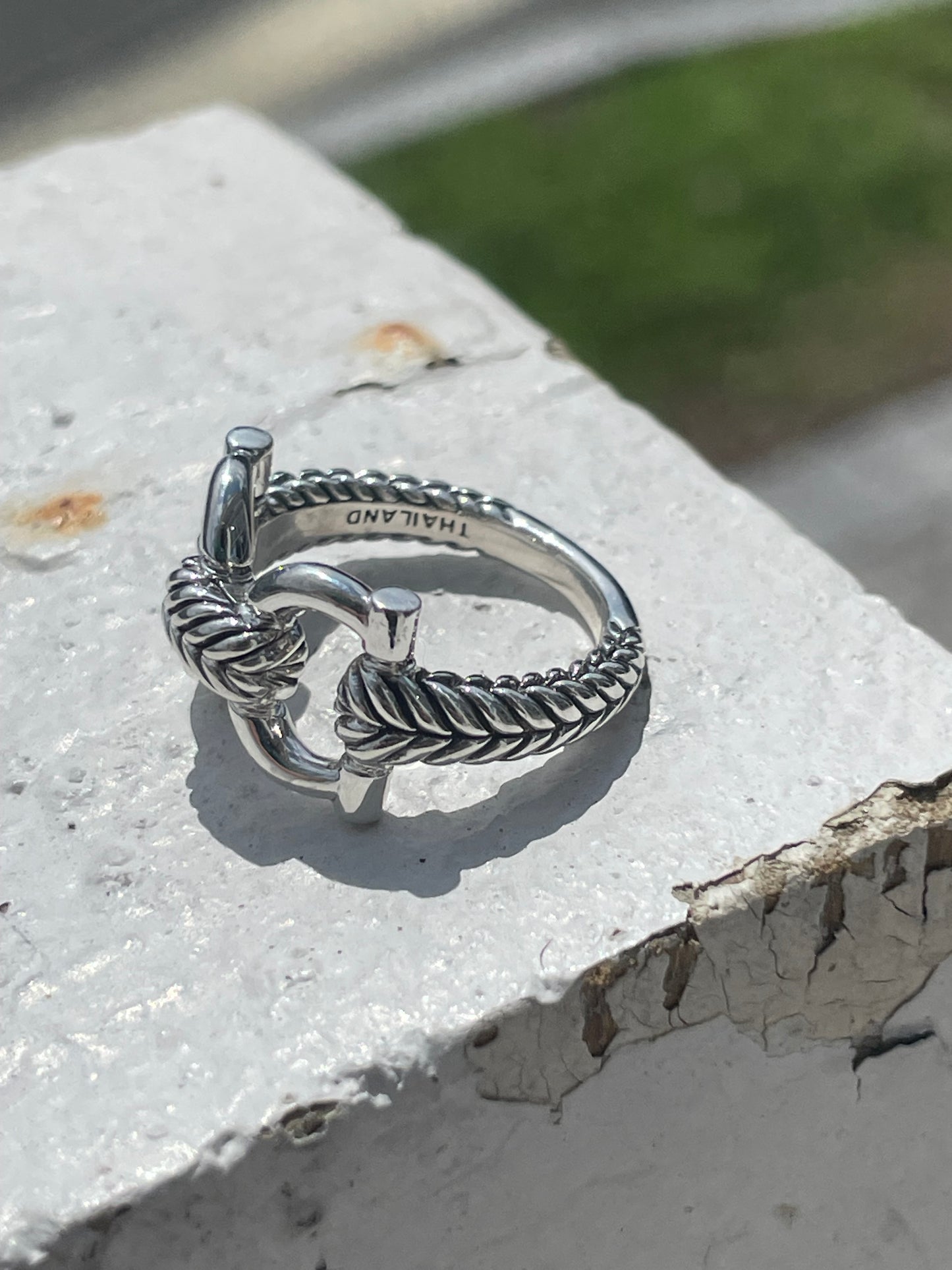 Designer John Hardy Cable Connection 925 Sterling Silver Ring Size 6