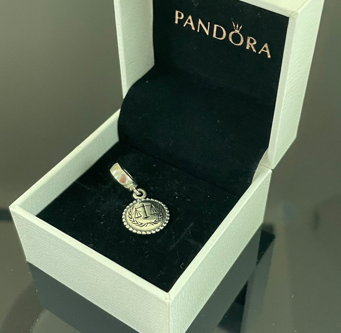 Pandora Scales of Justice Lawyer Judge Paralegal Dangle Charm