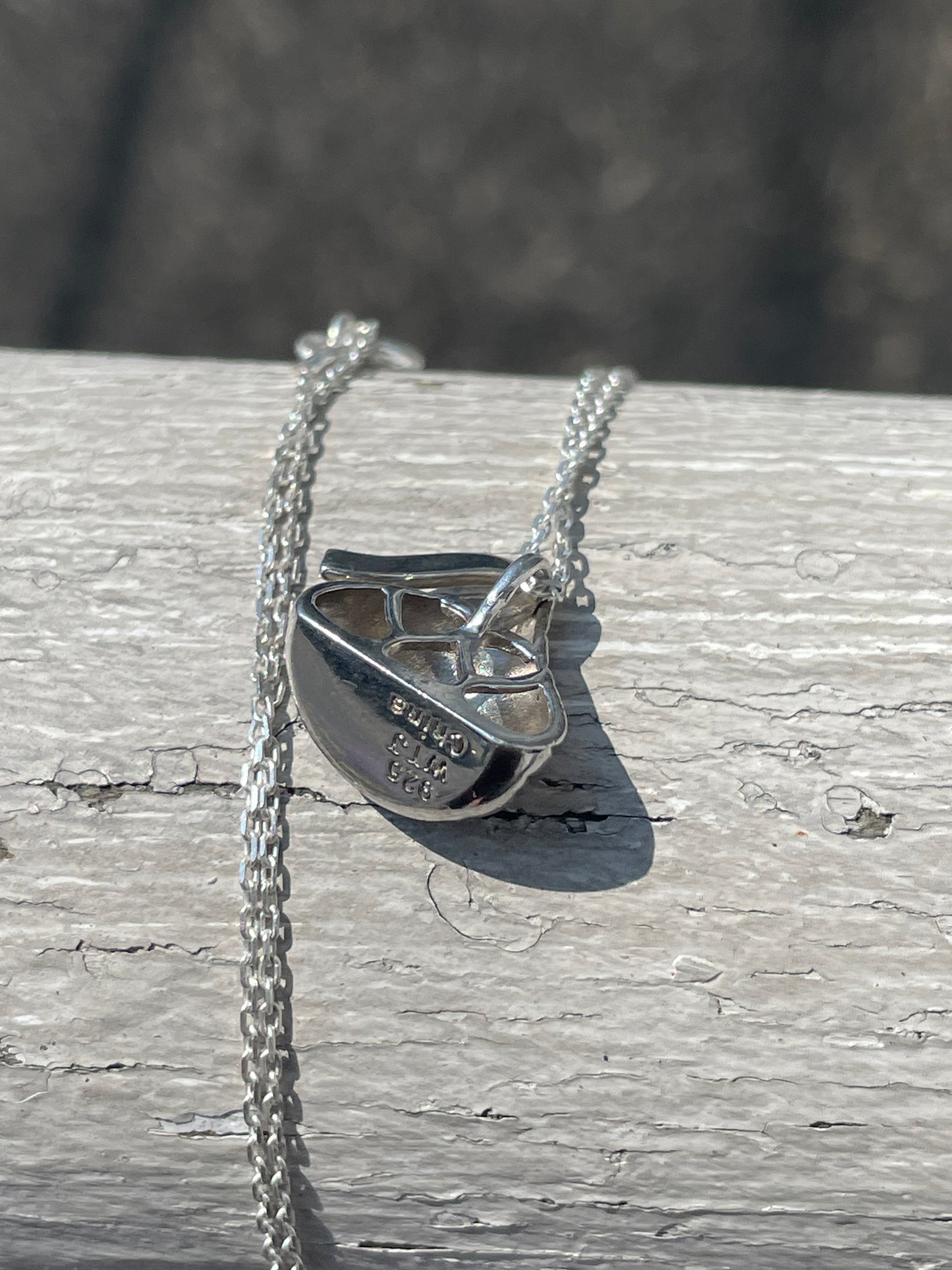 925 Sterling Silver Designer WTJ Licensed Hershey Kiss Necklace