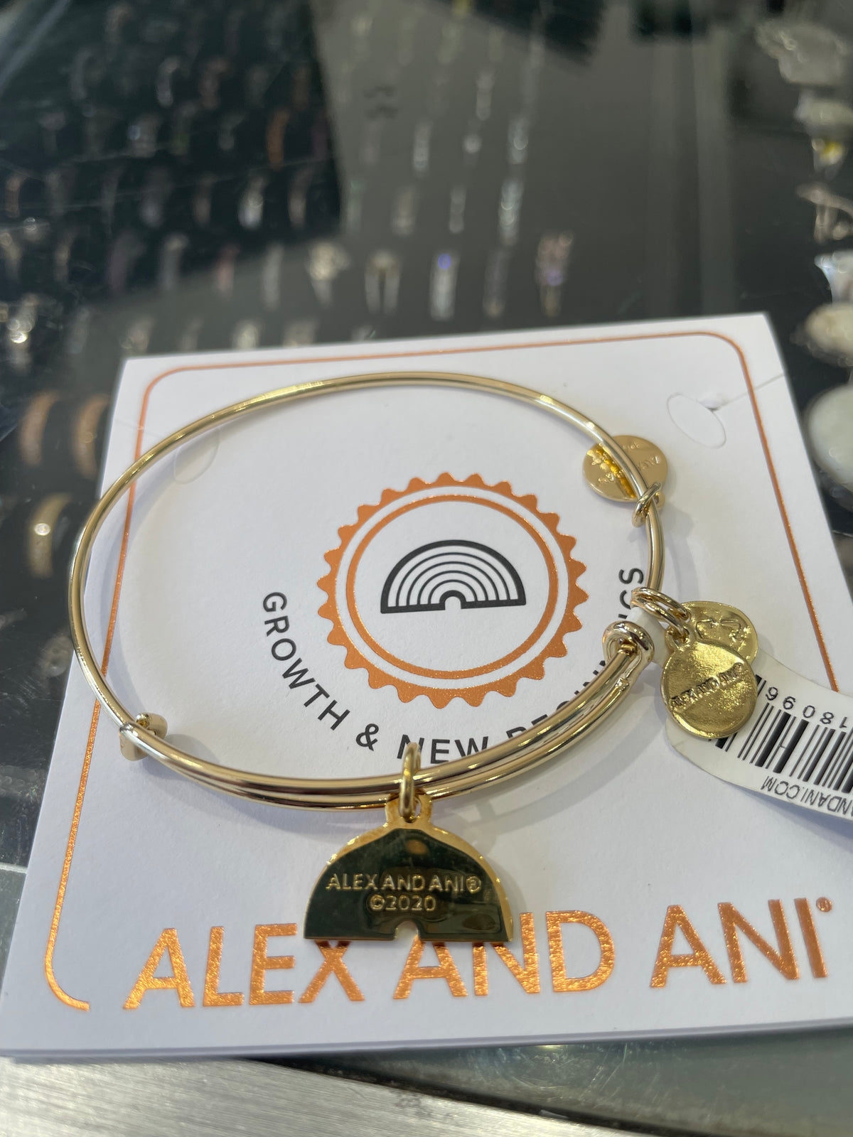 Alex and Ani Growth and New Beginnings Rainbow Silver or Gold Tone Bracelet