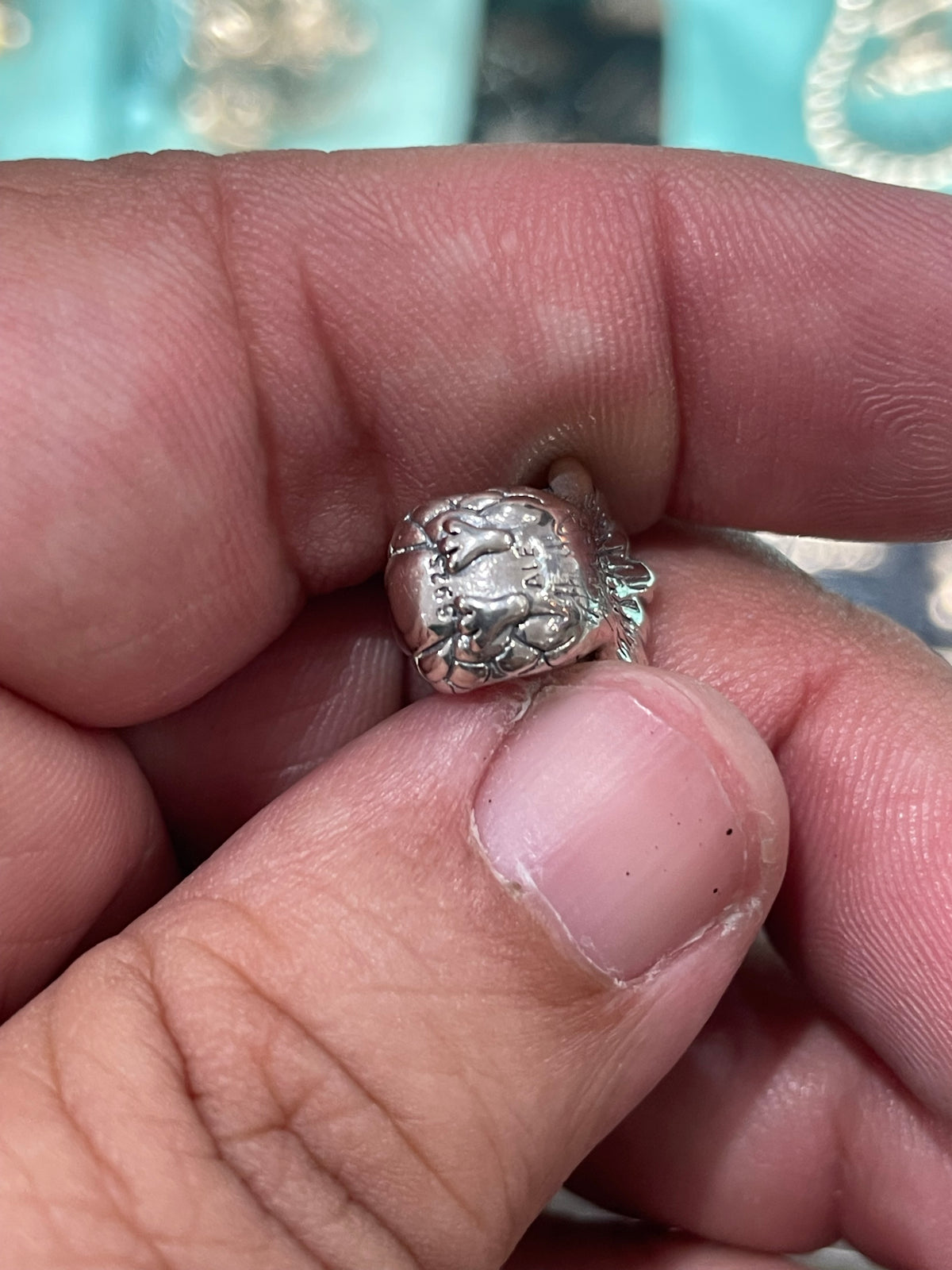 Retired Pandora 791227MCZ Peacock Charm