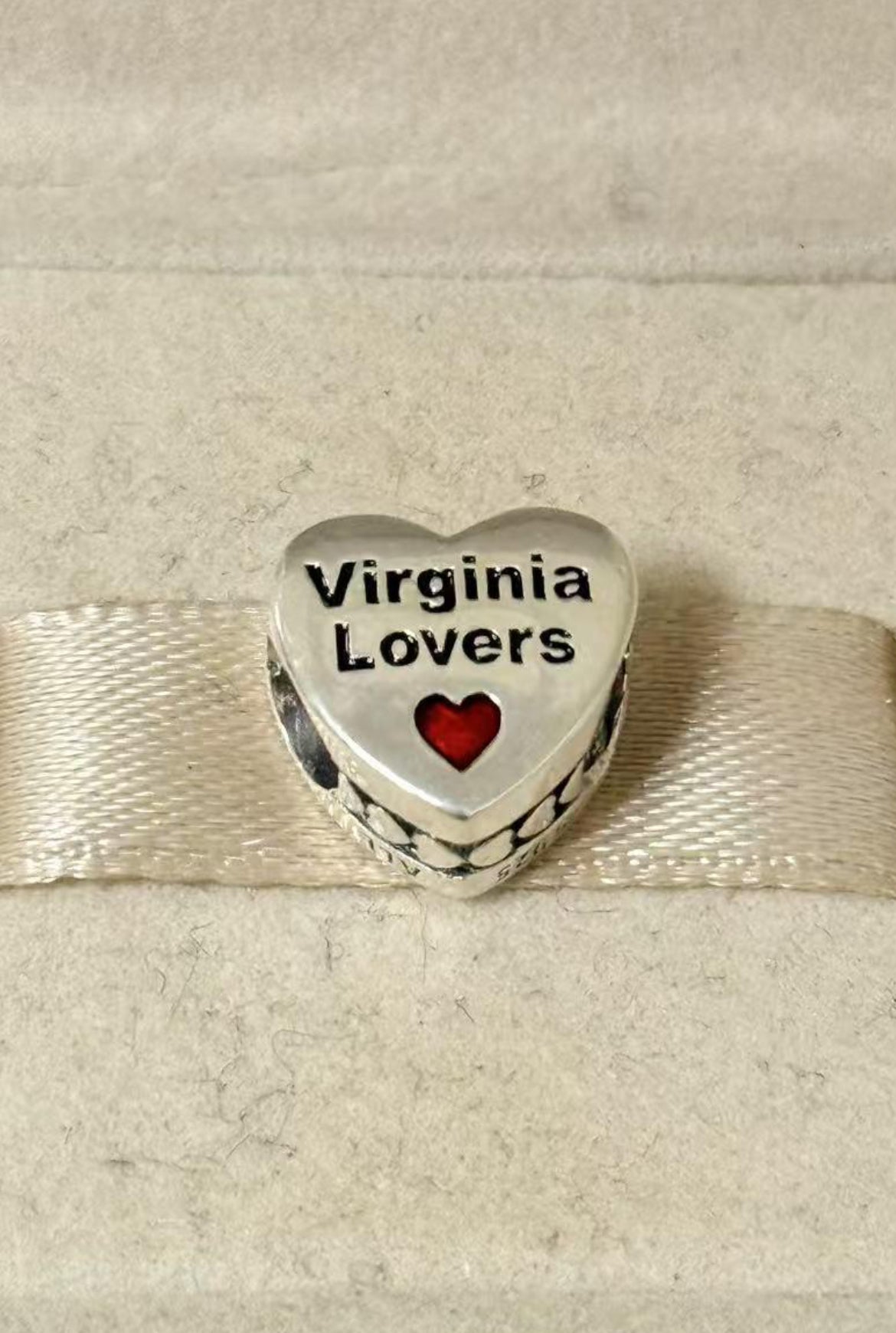 Pandora State of Virginia Online Exclusive Scenic Virginia Lovers Charm