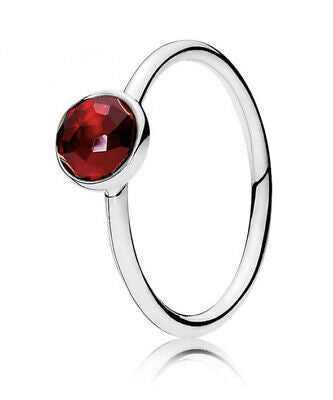 191012-50 Pandora July Solitaire Birthstone Ring Size 5