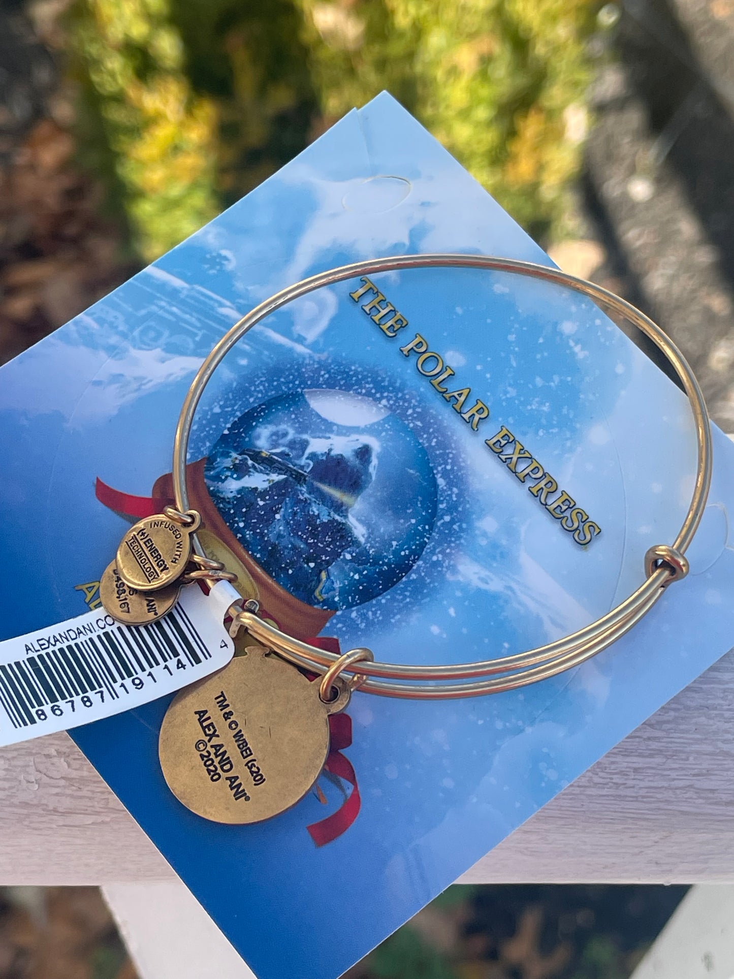 Alex & Ani Polar Express Bracelet Goldtone NWT