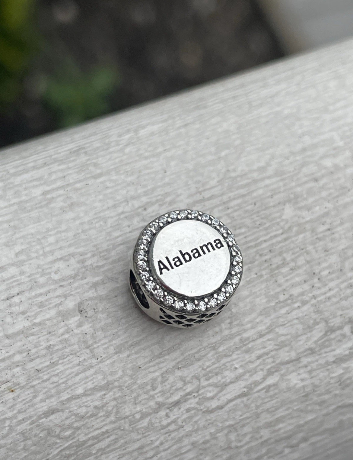 Pandora State Of Alabama Exclusive Round Signet Flag Charm