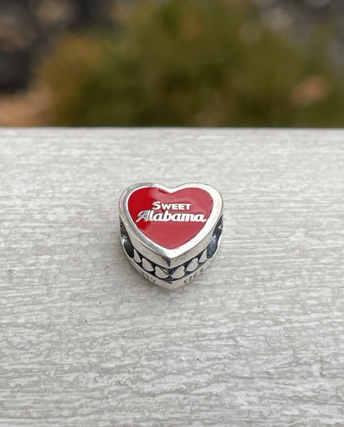 Pandora Sweet Alabama State Online Exclusive Scenic Heart Charm