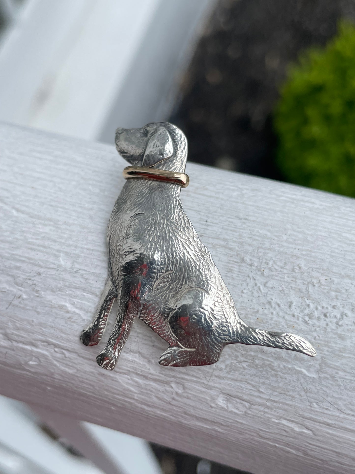 925 Sterling Silver Courtney Design Labrador Retriever Pendant/Pin