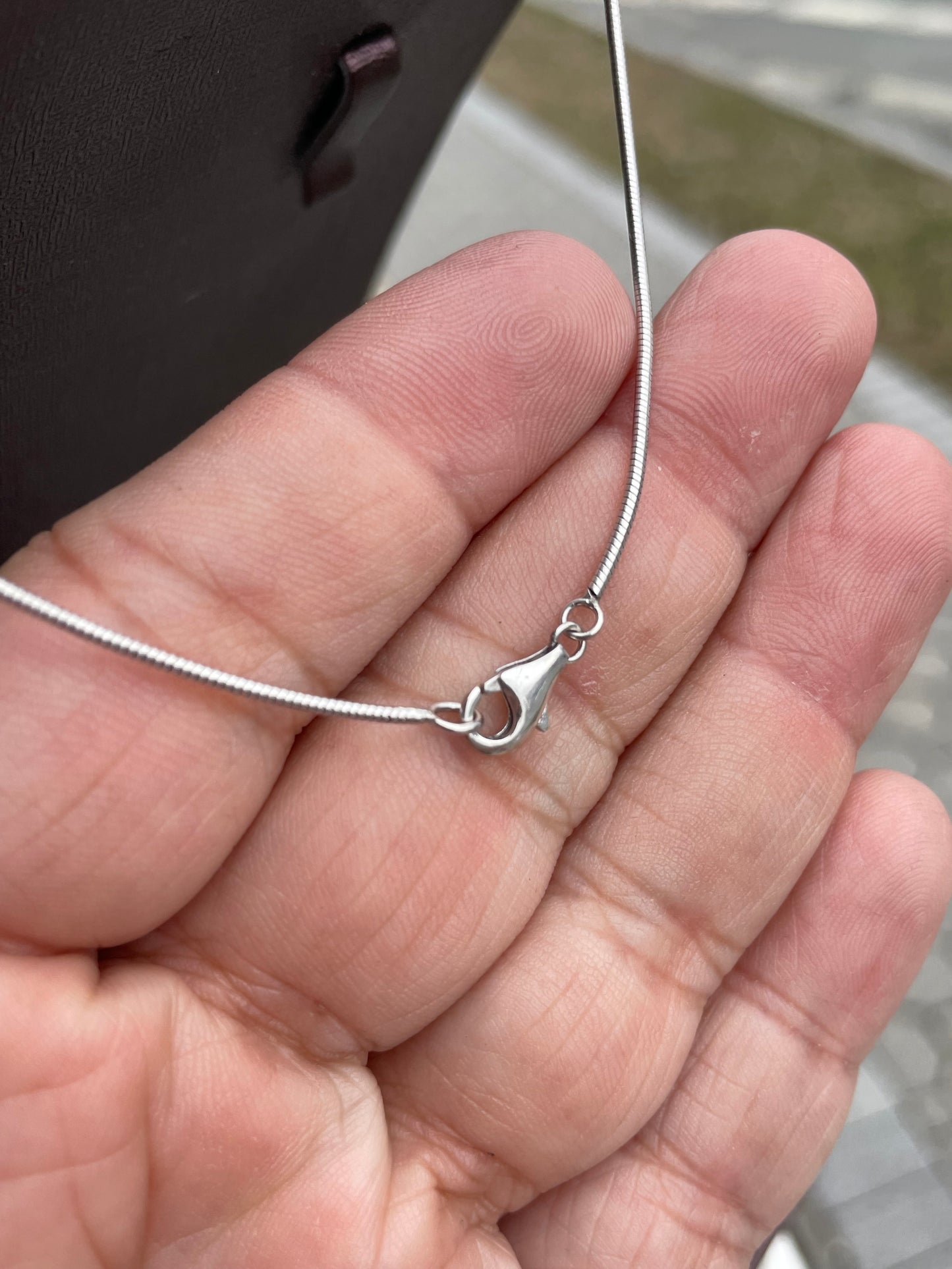 925 Sterling Silver Bolo Tie Cz Stone Necklace