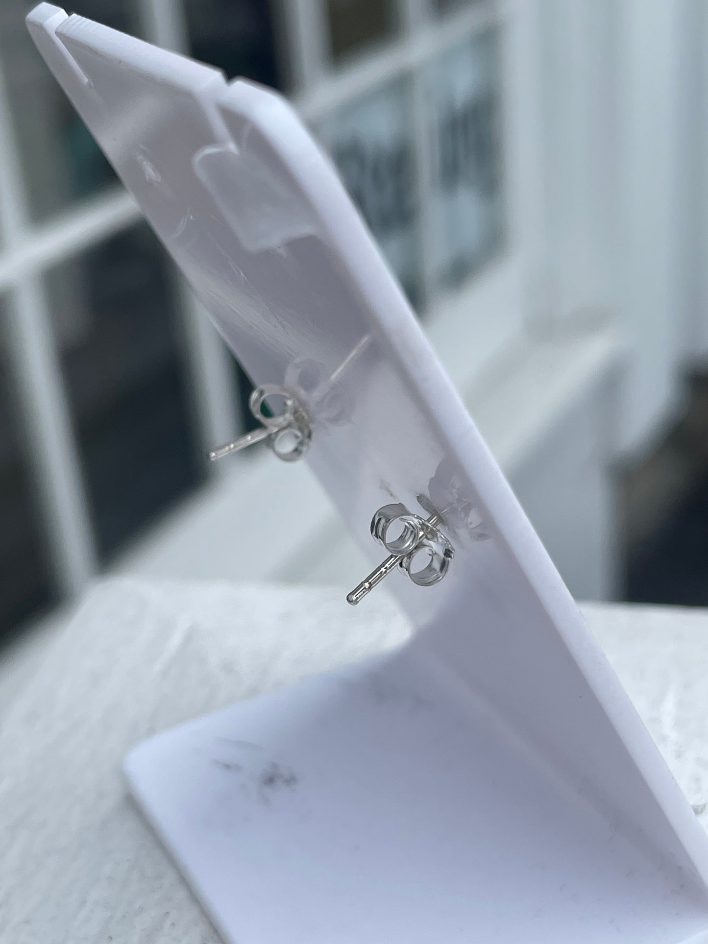 925 Sterling Silver 2tone Rose Vermeil Lucky Elephant Stud Earrings