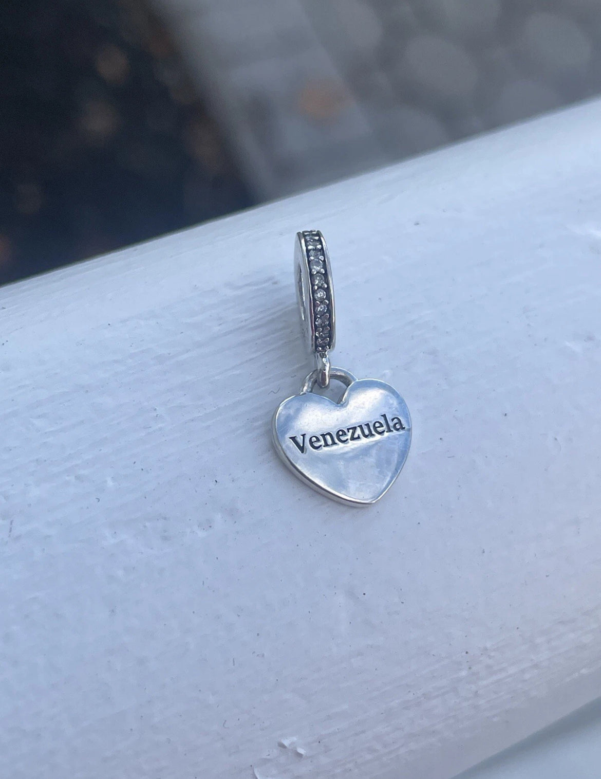 Pandora Venezuela Exclusive Country Heart Flag Pride Destination Travel Dangle Charm
