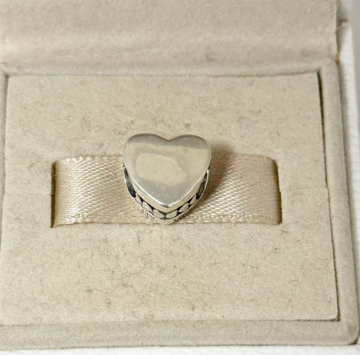 Pandora Baseball Mom Heart Charm