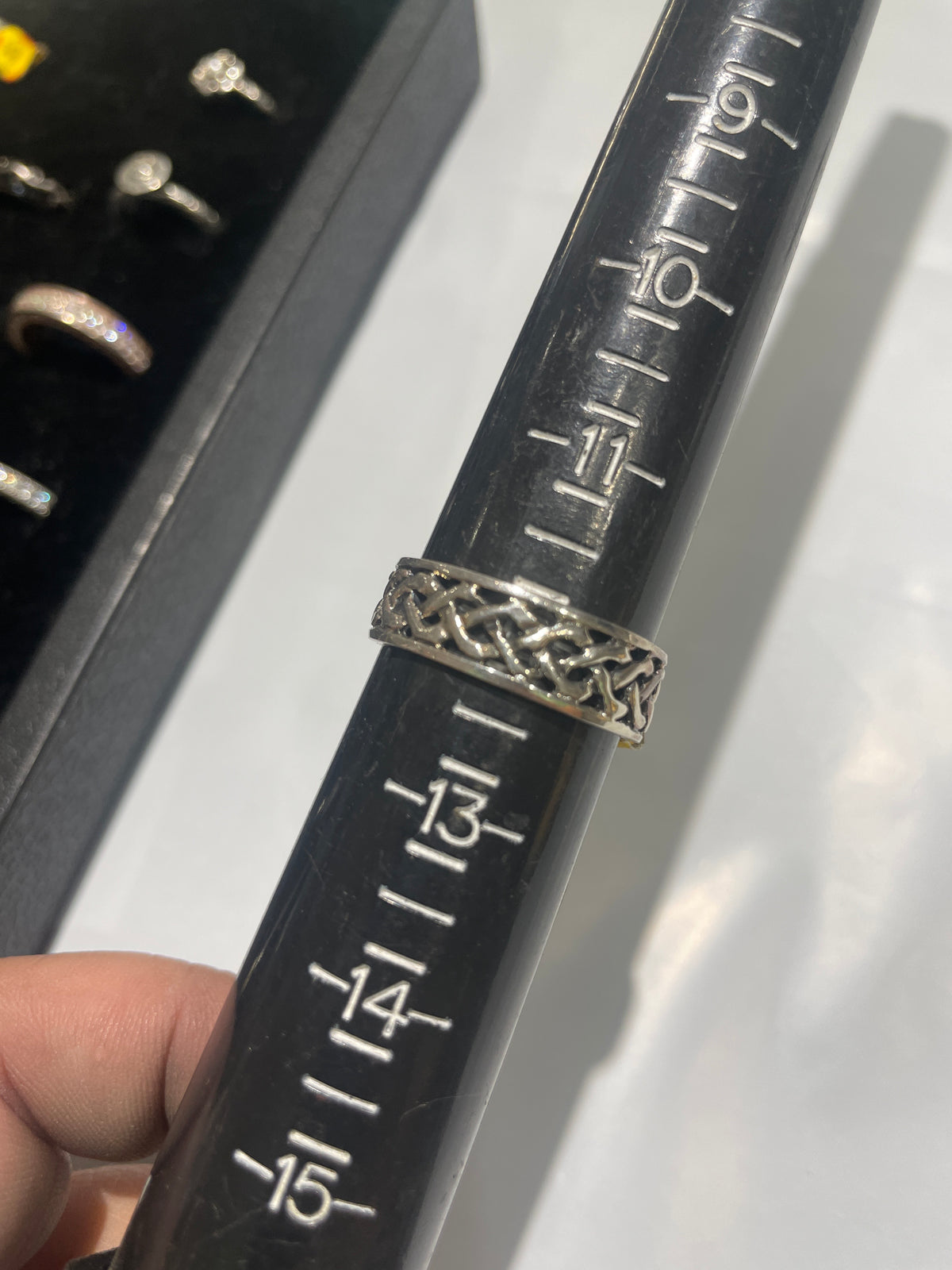 925 Sterling Silver Openwork Celtic Knot Band Ring