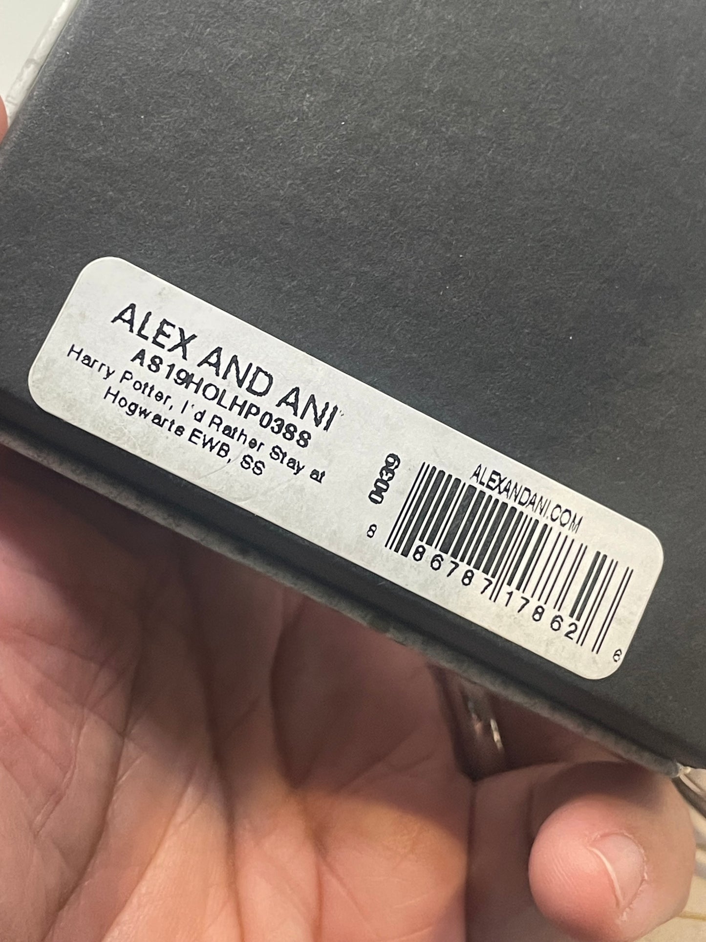 NWT Alex and Ani Harry Potter "I'd Rather Stay At Hogwarts This Christmas" Bracelet