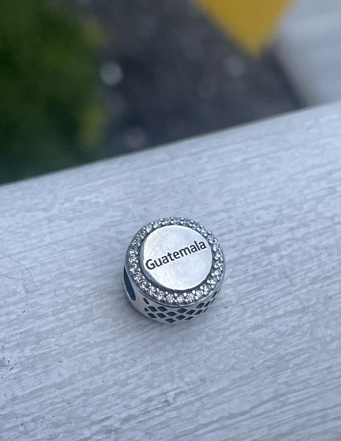 Pandora Country of Guatemala Exclusive Round Signet Flag Charm