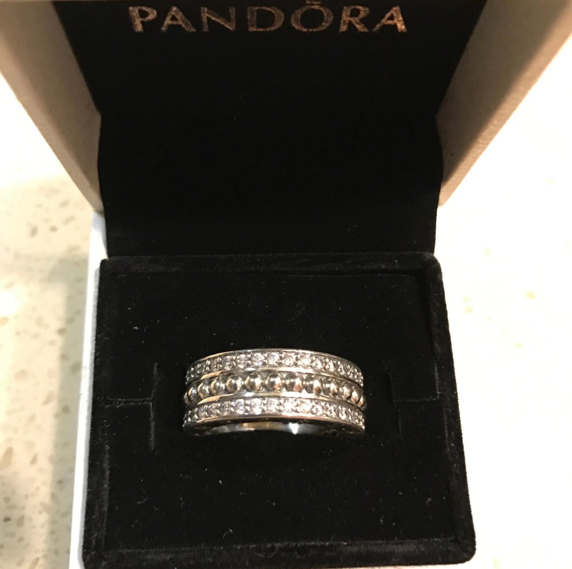 Pandora Forever Band Ring Size 10.5