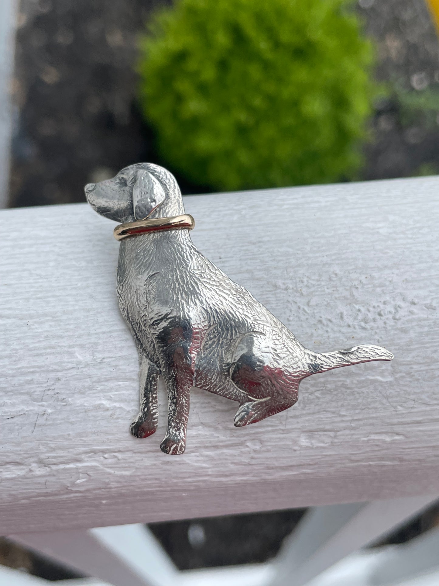925 Sterling Silver Courtney Design Labrador Retriever Pendant/Pin