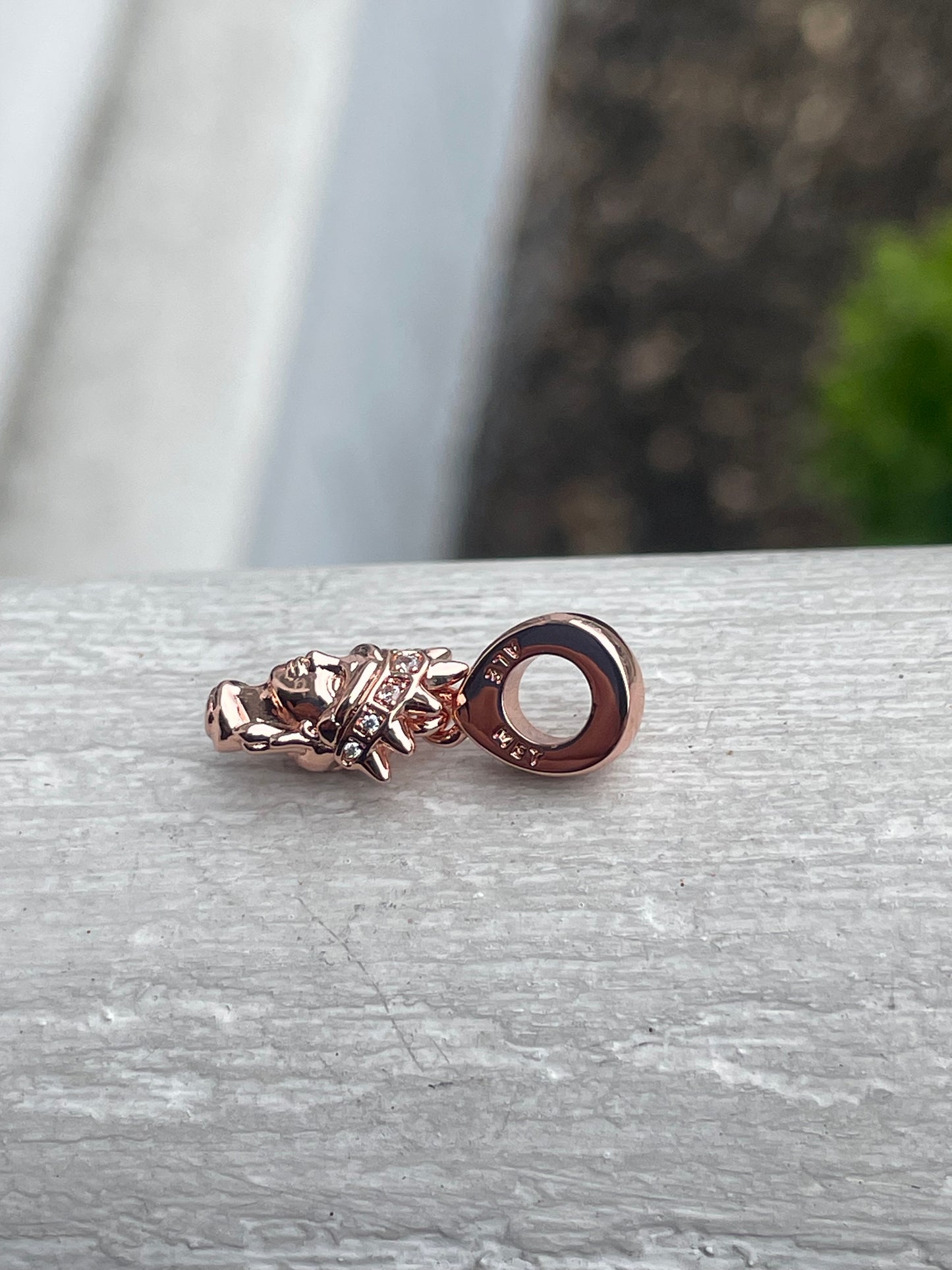Pandora Rose Gold Statue of Liberty Head Dangle Charm