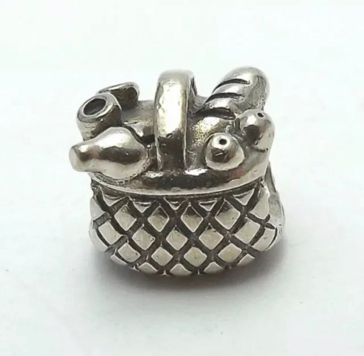 Retired Pandora Picnic Basket Charm 790418