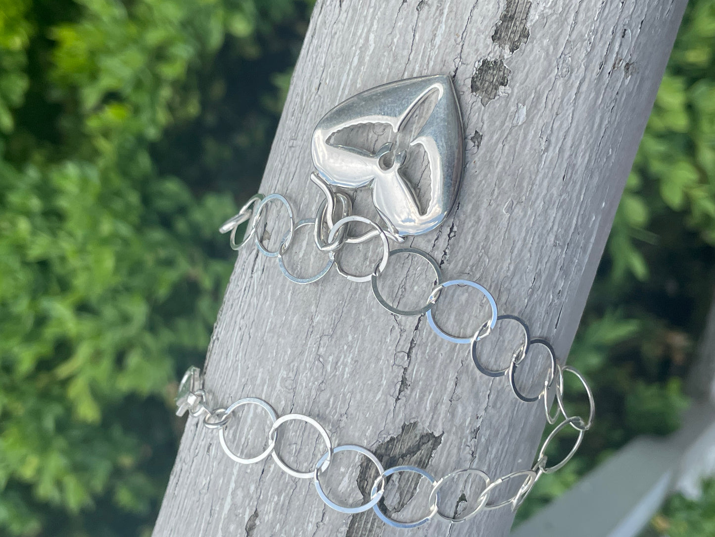 925 Sterling Silver Guardian Angel Charm Bracelet