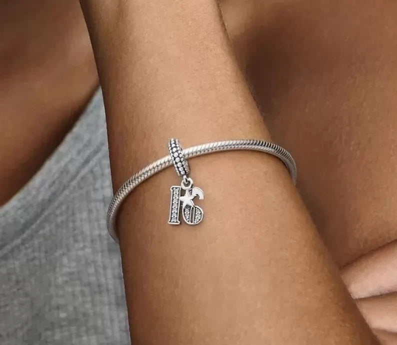 Retired Pandora Sweet 16 Dangle Charm