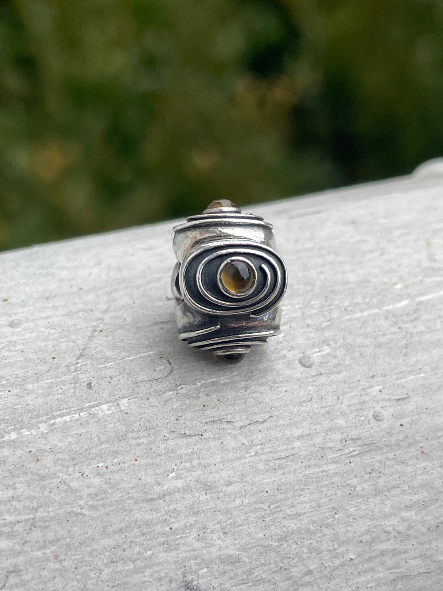 Pandora Sterling Silver Yellow Citrine HYPNOTIZE Clip #790560CI