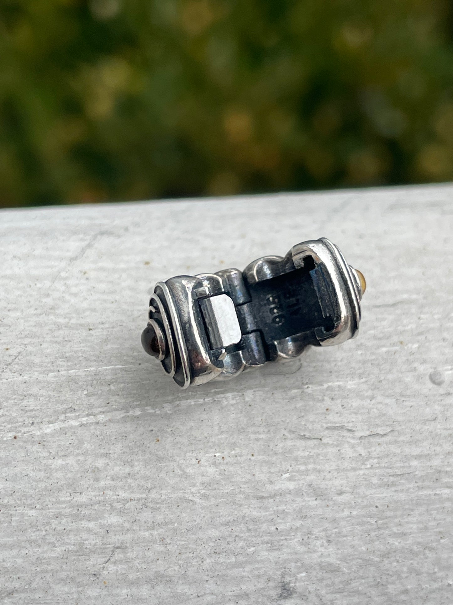 Pandora Sterling Silver Yellow Citrine HYPNOTIZE Clip #790560CI