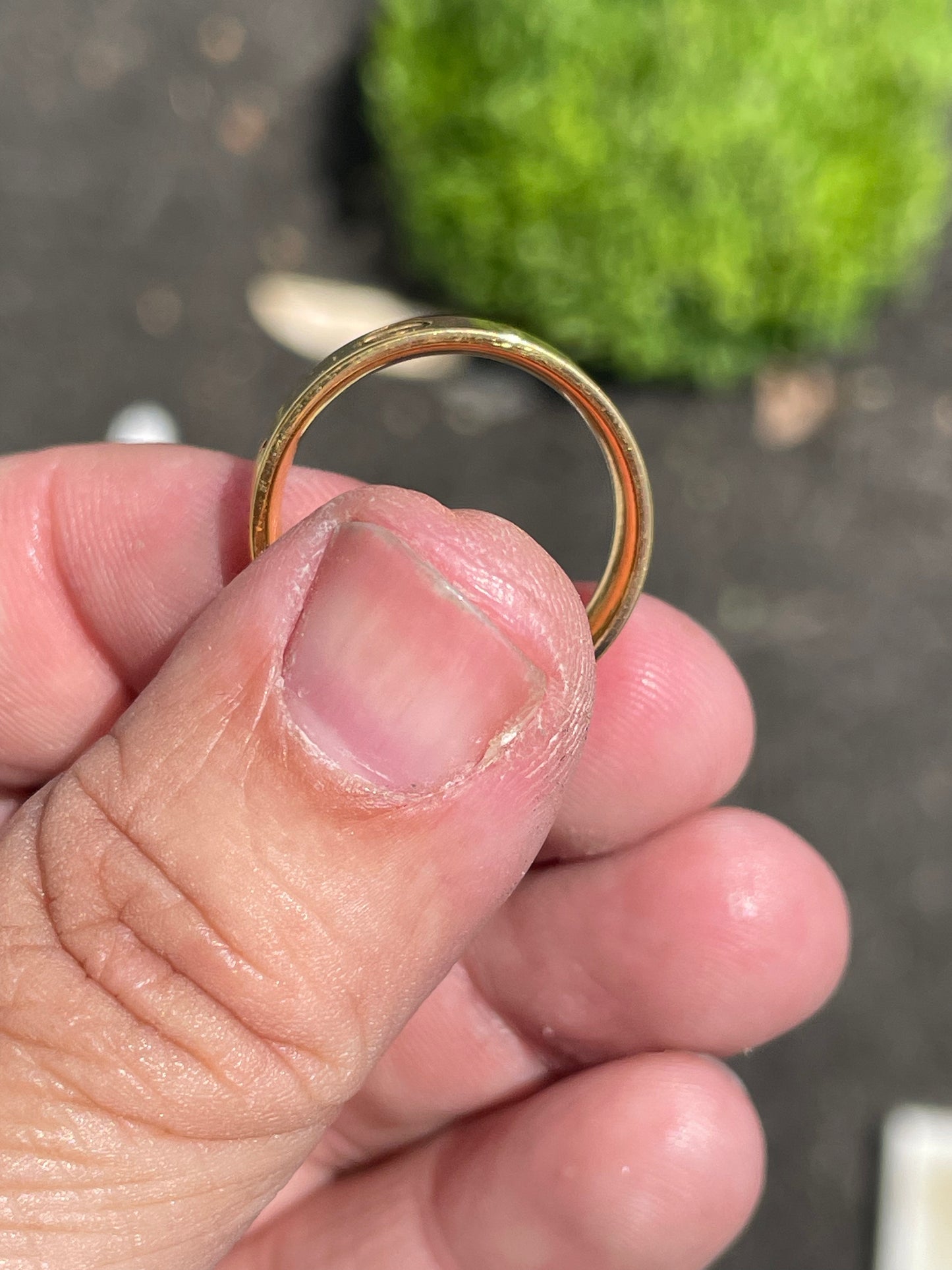 Stainless Steel Vermeil Cartier Style Love Band Ring