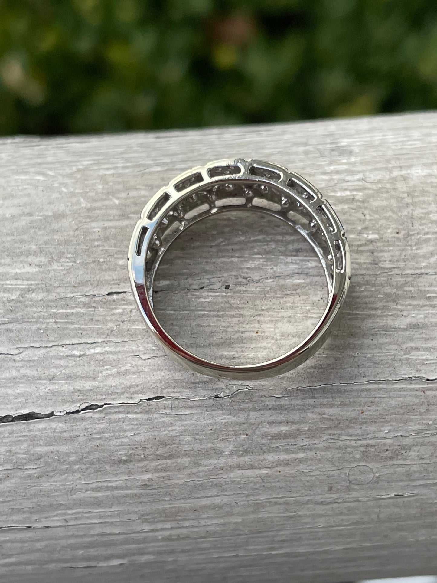 14k White Gold .55ct Diamond Band Ring