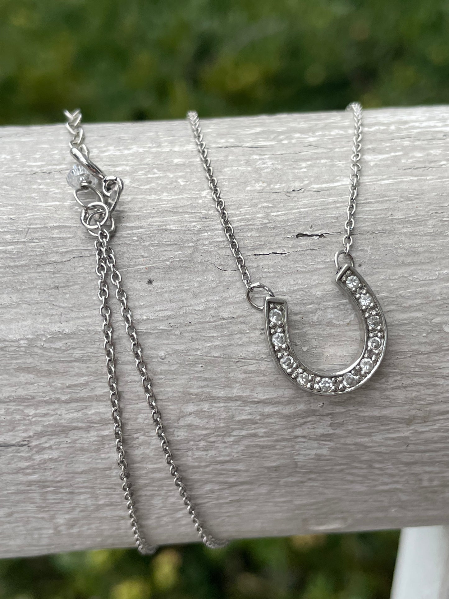 925 Sterling Silver Lucky Horseshoe Necklace