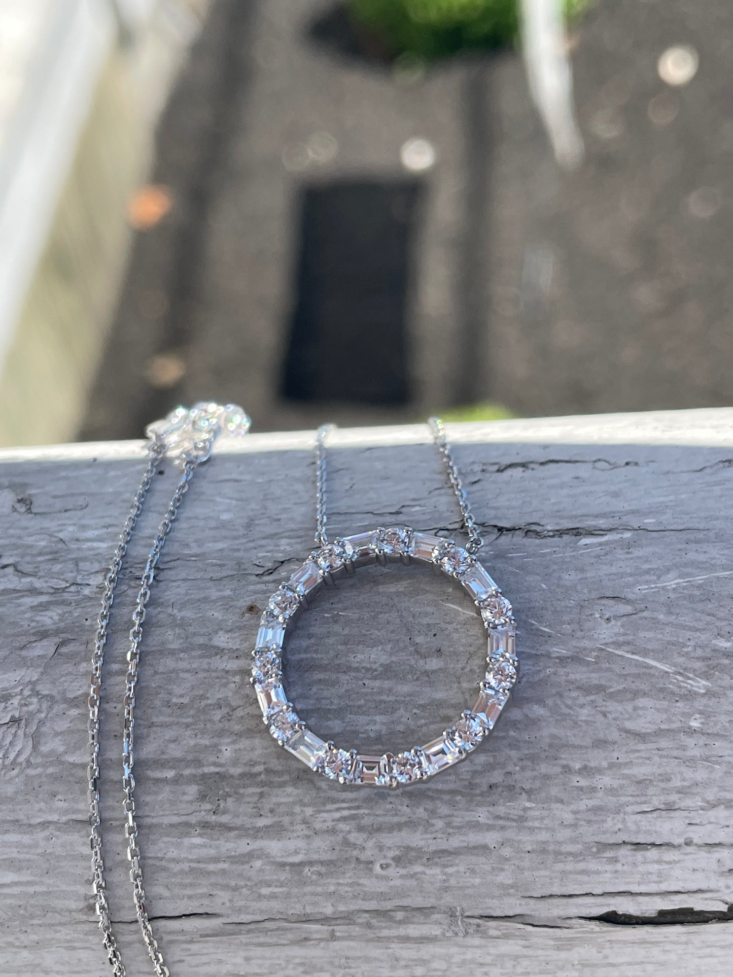925 Sterling Silver Circle of Life Necklace