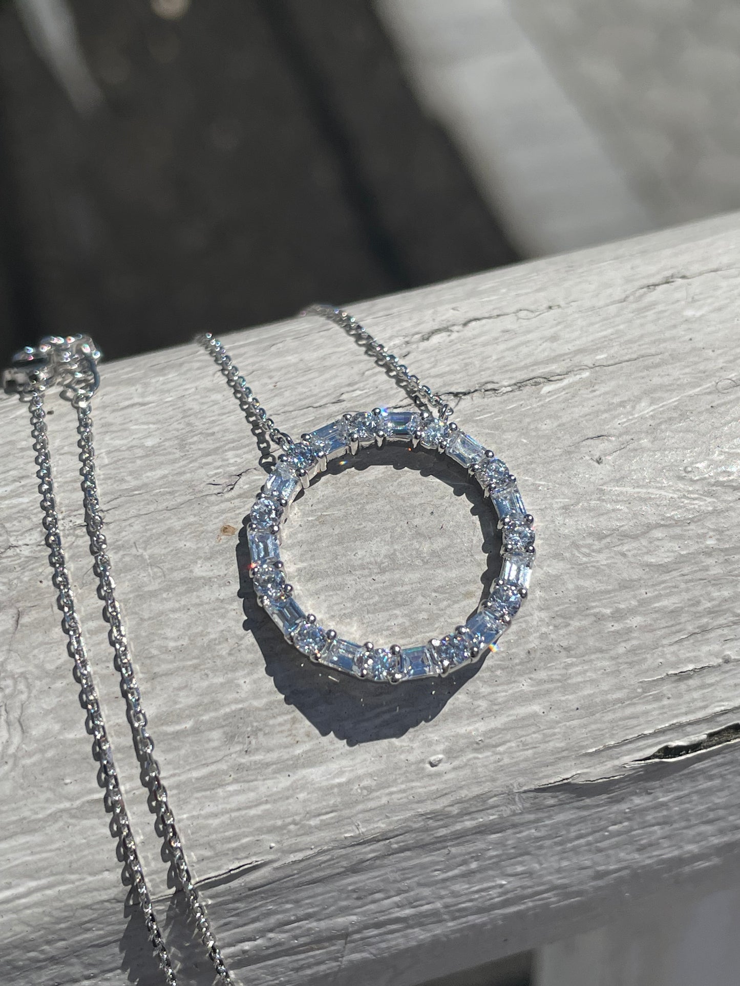925 Sterling Silver Circle of Life Necklace