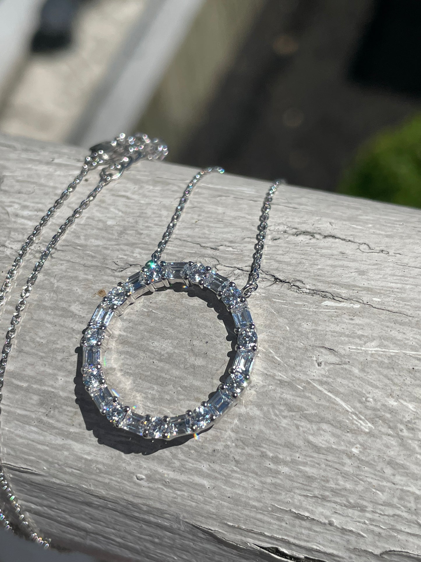 925 Sterling Silver Circle of Life Necklace
