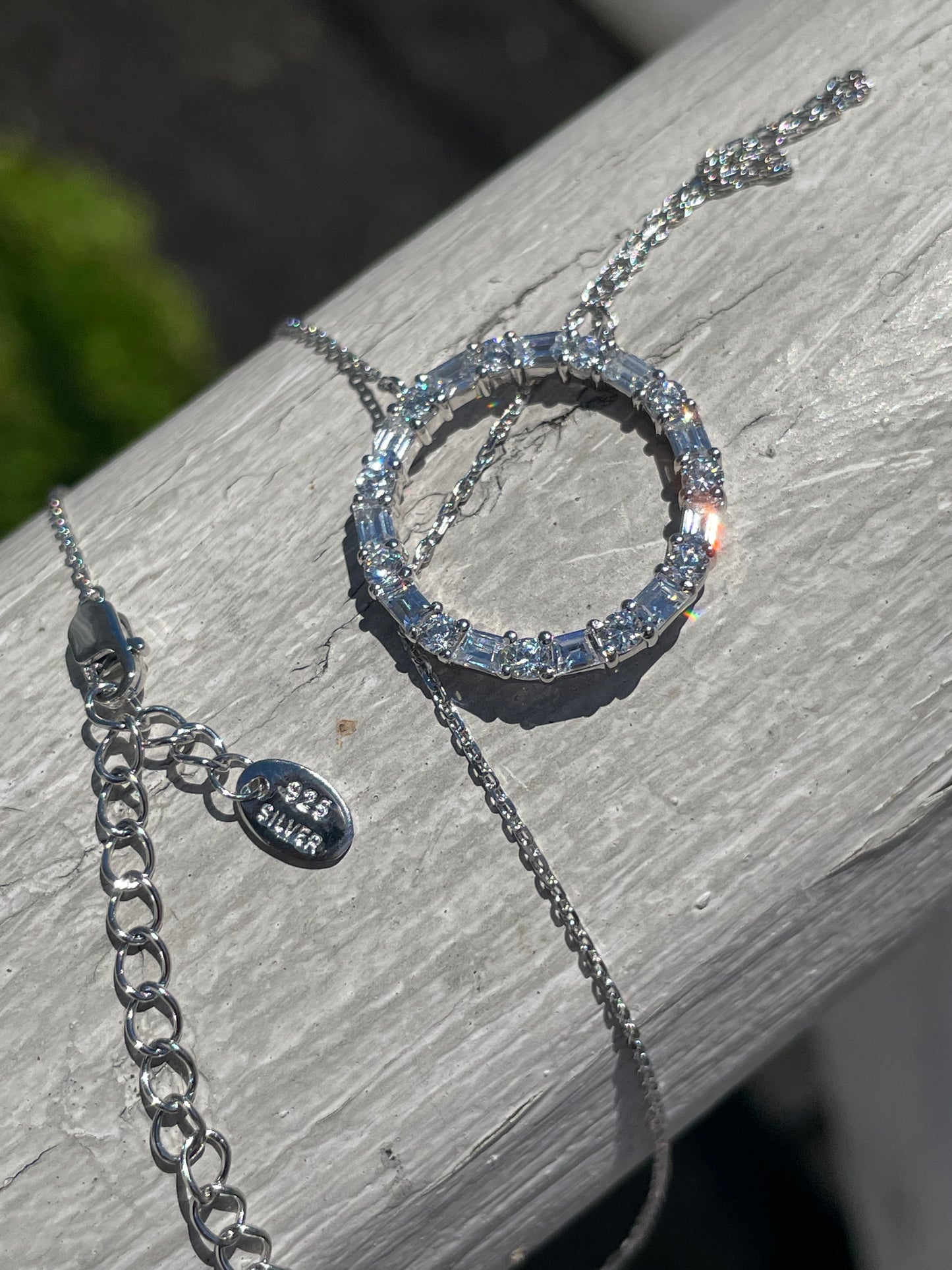 925 Sterling Silver Circle of Life Necklace