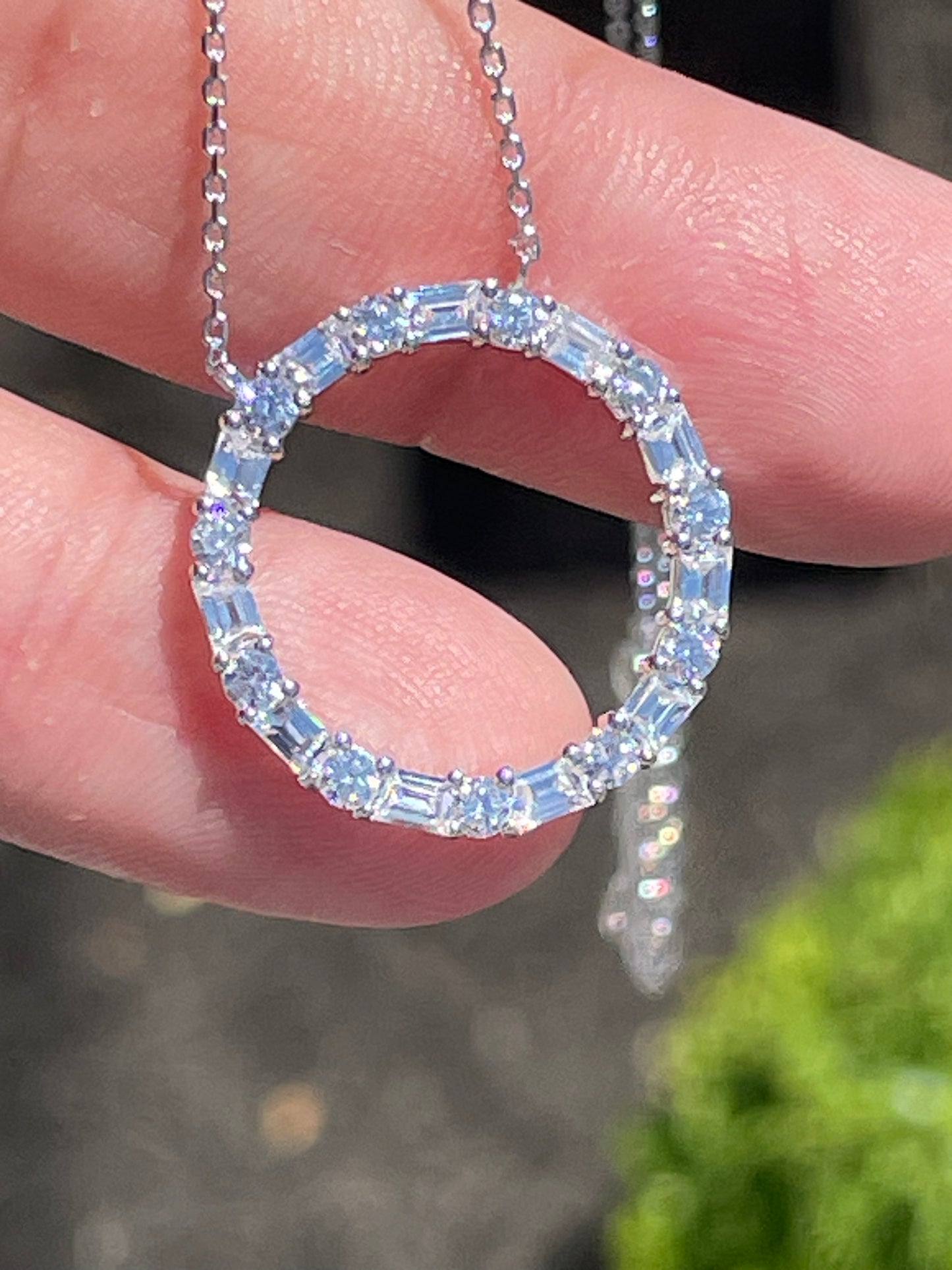 925 Sterling Silver Circle of Life Necklace