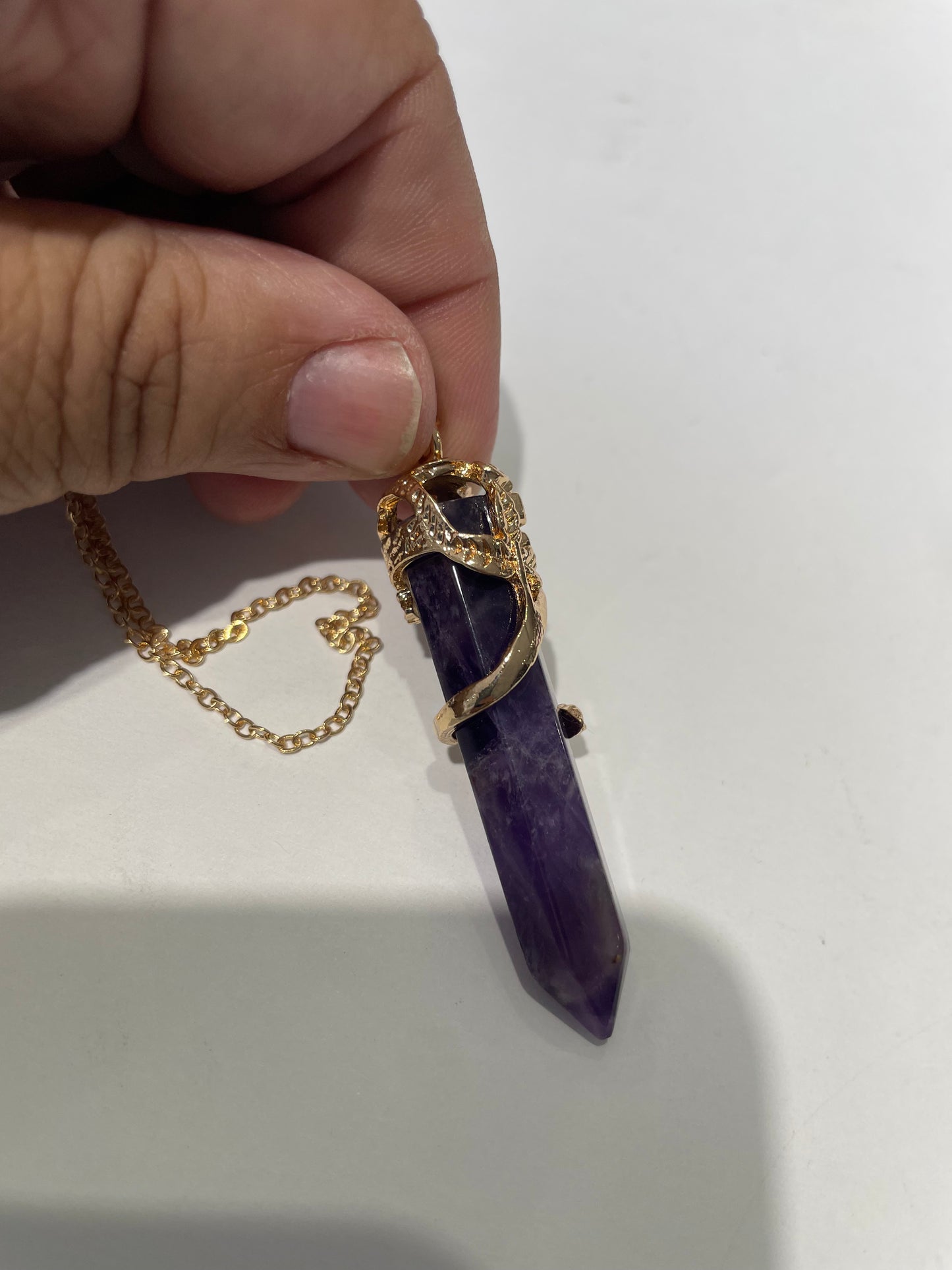 Stainless Steel Vermeil Climbing Ivy Crystal Necklaces (Choice)