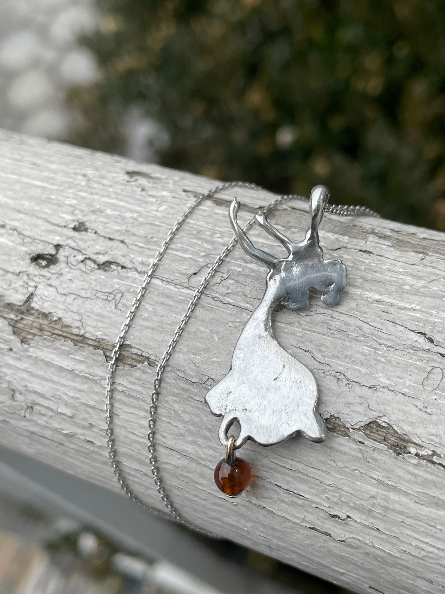 925 Sterling Silver Ballerina Dancer Necklace